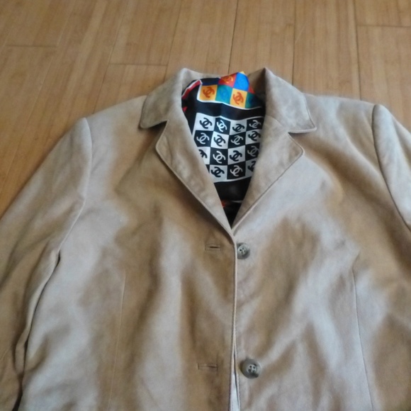 Tan suede jacket Travelsmith classic 2 pocket - Picture 5 of 5